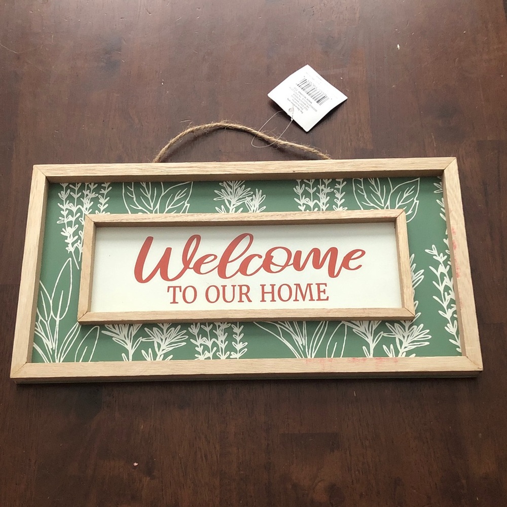 Welcome to Our Home Framed Wall Sign